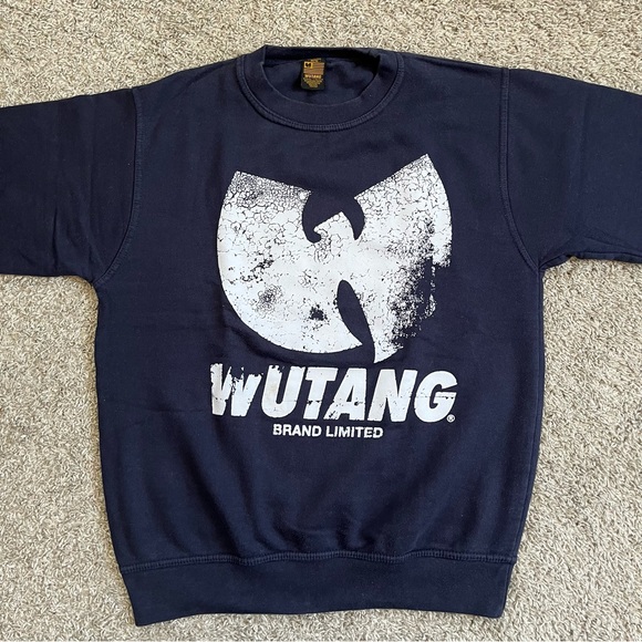 Wu-Tang Sweater Size Medium Rare Shattered Style Wu Logo Authentic Rza Gza - Picture 2 of 10